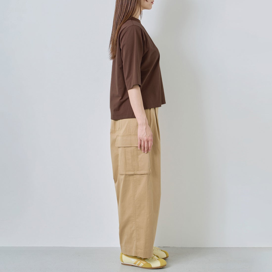Kelen [ケレン] ハーフスリーブトップス HARP [LKL26HCS2025] BROWN