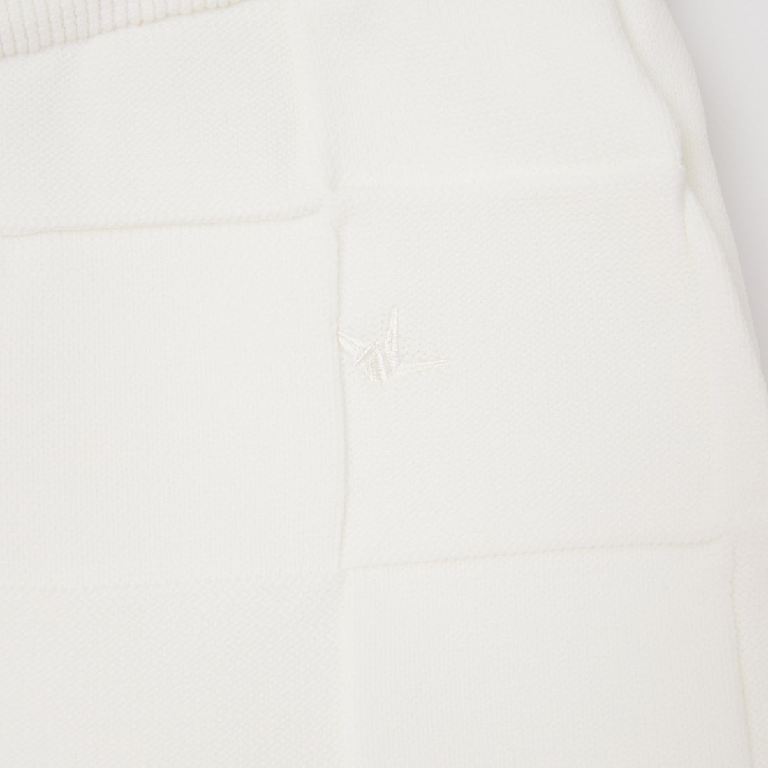 1PIU1UGUALE3 RELAX [ウノ ピゥ ウノ ウグァーレ トレ] ブロックニットショーツ [USK-26011] SN10 WHITE