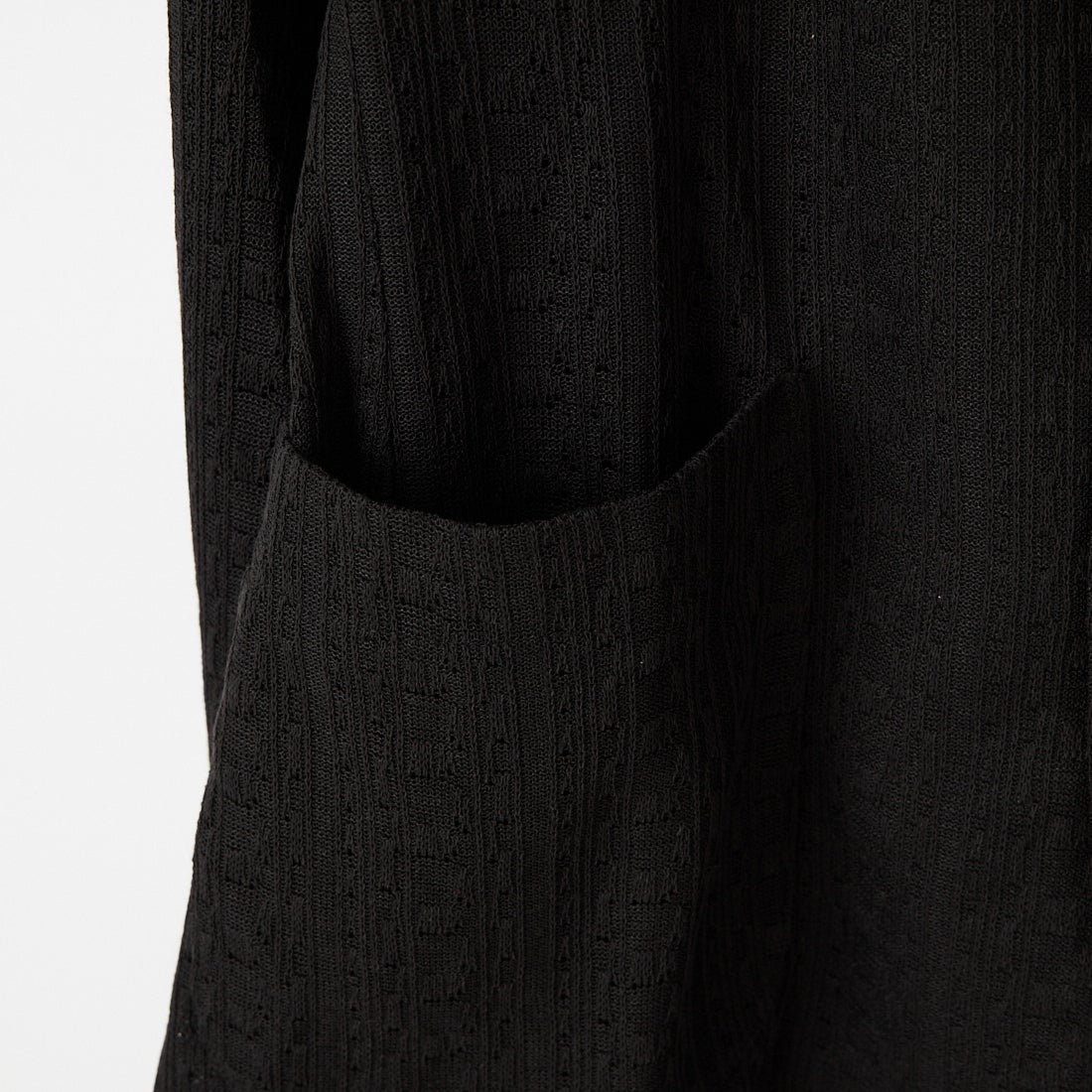 1PIU1UGUALE3 RELAX [ウノ ピゥ ウノ ウグァーレ トレ] リネンブレンドジャガードジャケット [USO-26025] SN90 BLACK