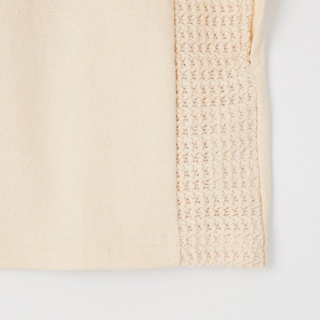 me. [ミードット] オーガニック&ラッセル 2WAYベスト [ME-23407-WA] 204 IVORY