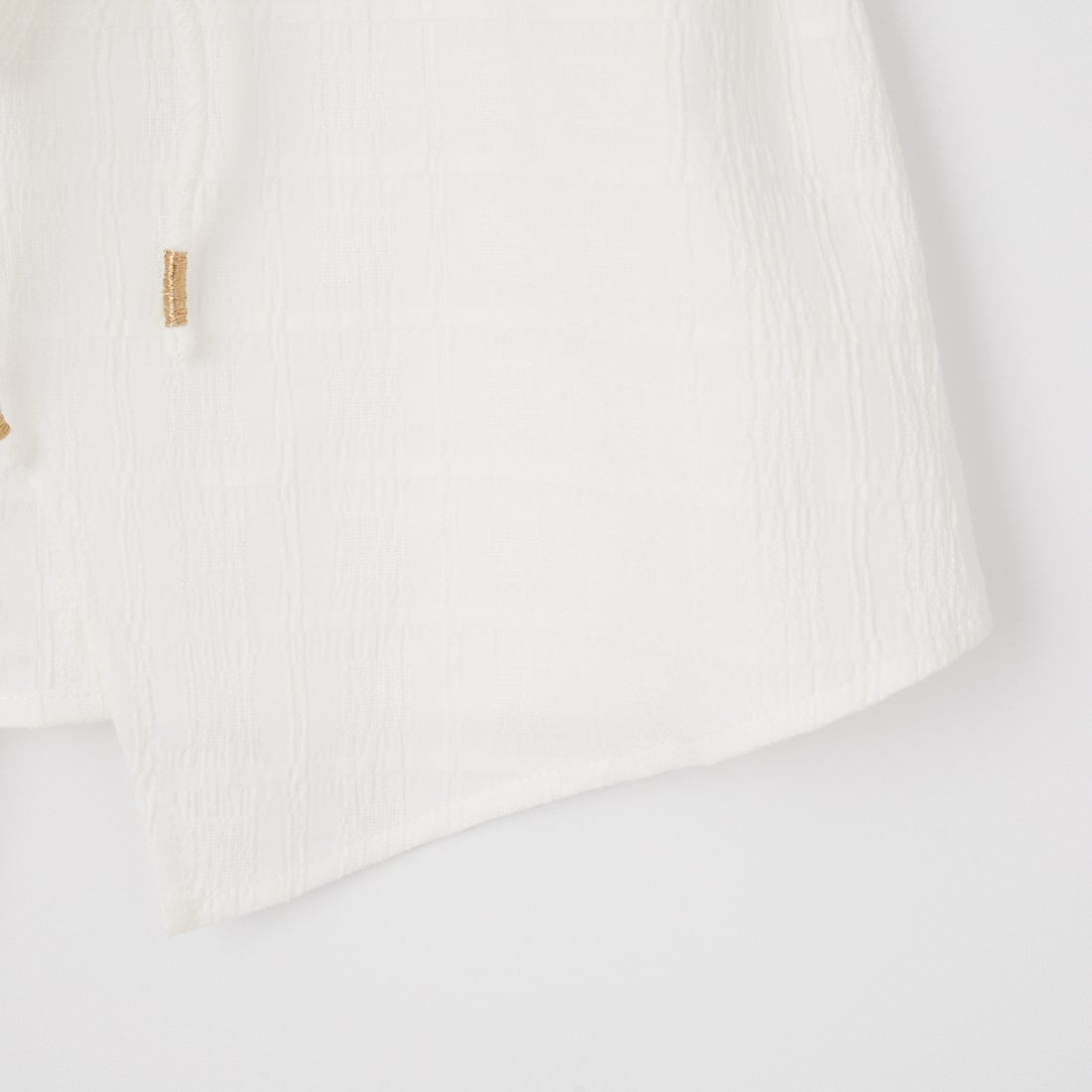 WHYTO. [ホワイト] スリットレイヤードブラウス [WHT26HBL4086] OFFWHITE