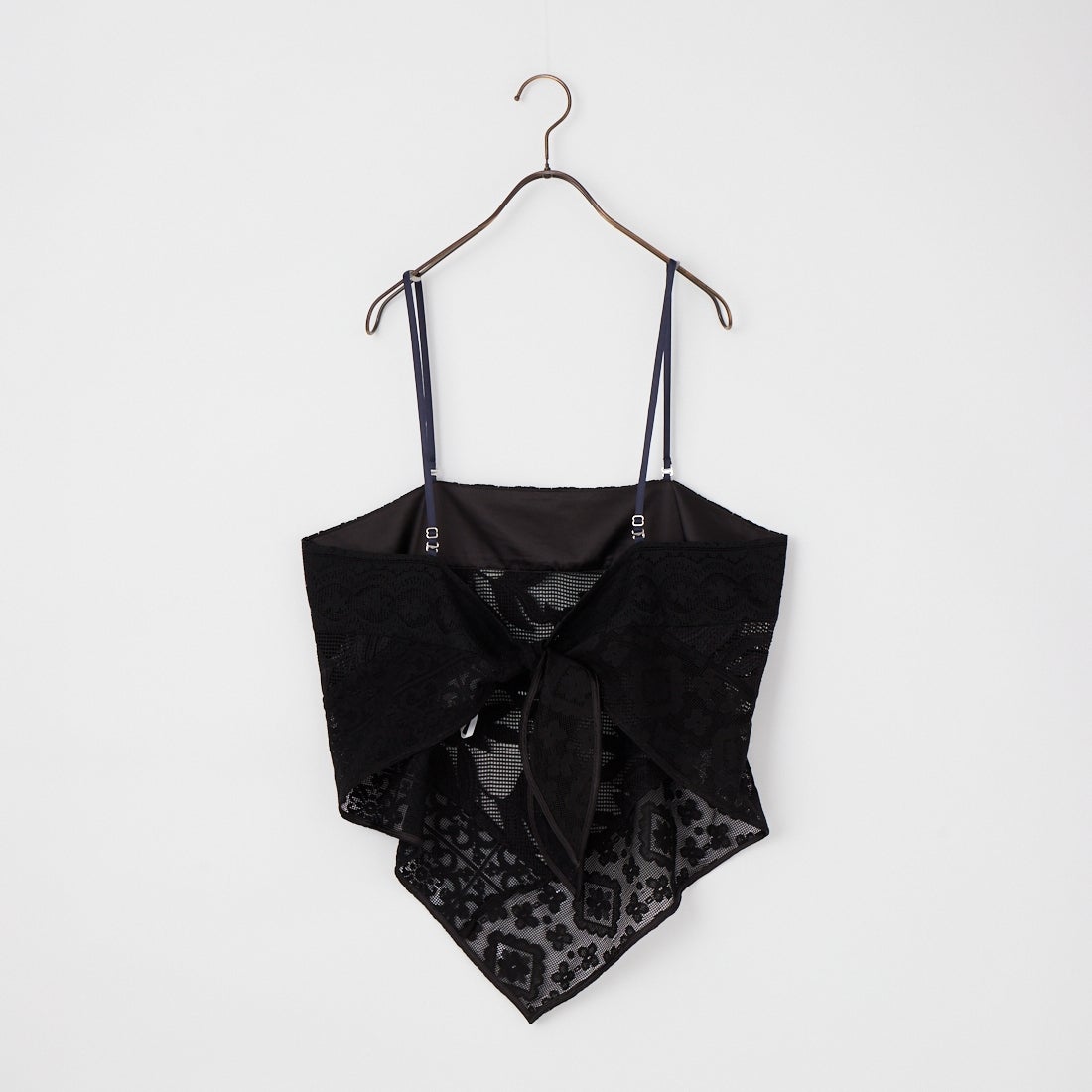 WHYTO. [ホワイト] レースコンビキャミソール [WHT26HBL4088] BLACK