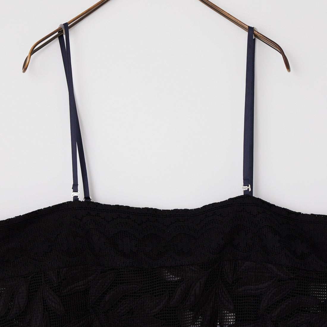 WHYTO. [ホワイト] レースコンビキャミソール [WHT26HBL4088] BLACK