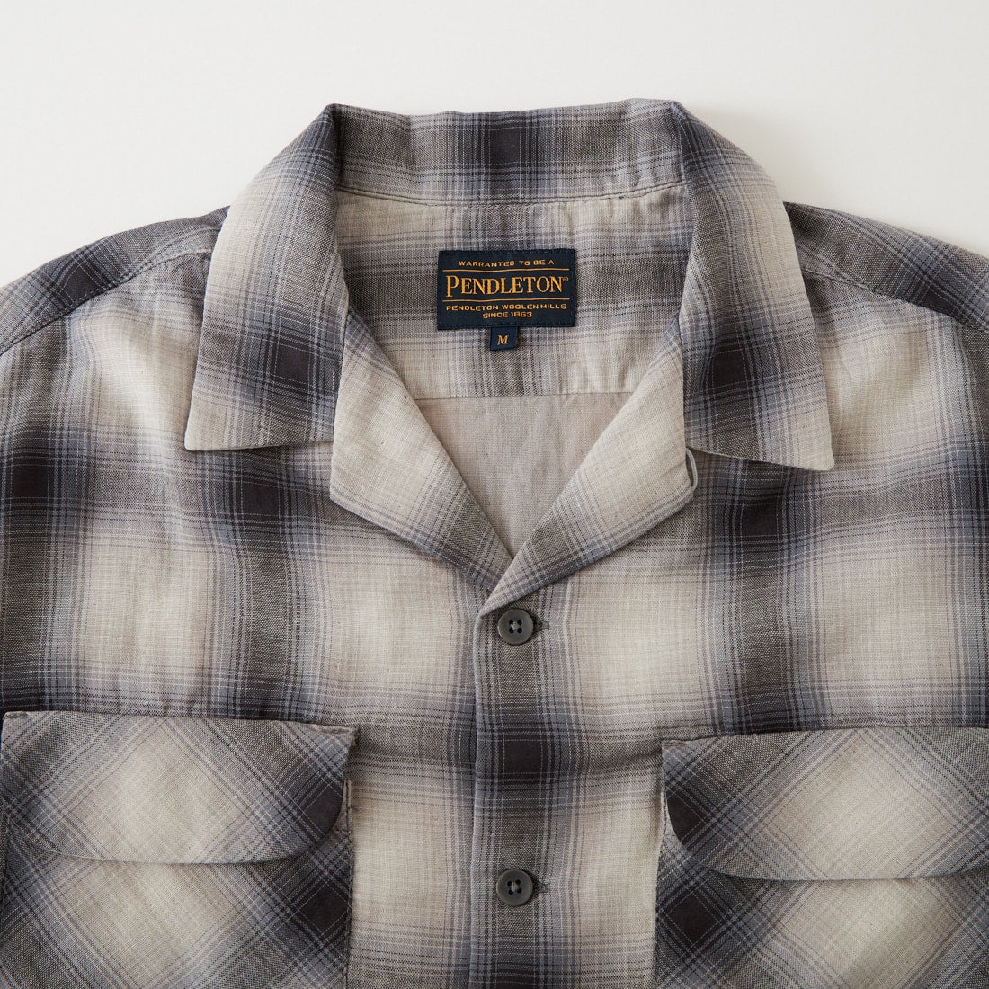 PENDLETON [ペンドルトン] ショートスリーブオープンカラーシャツ [6275-4000] 75 GRAY/BO