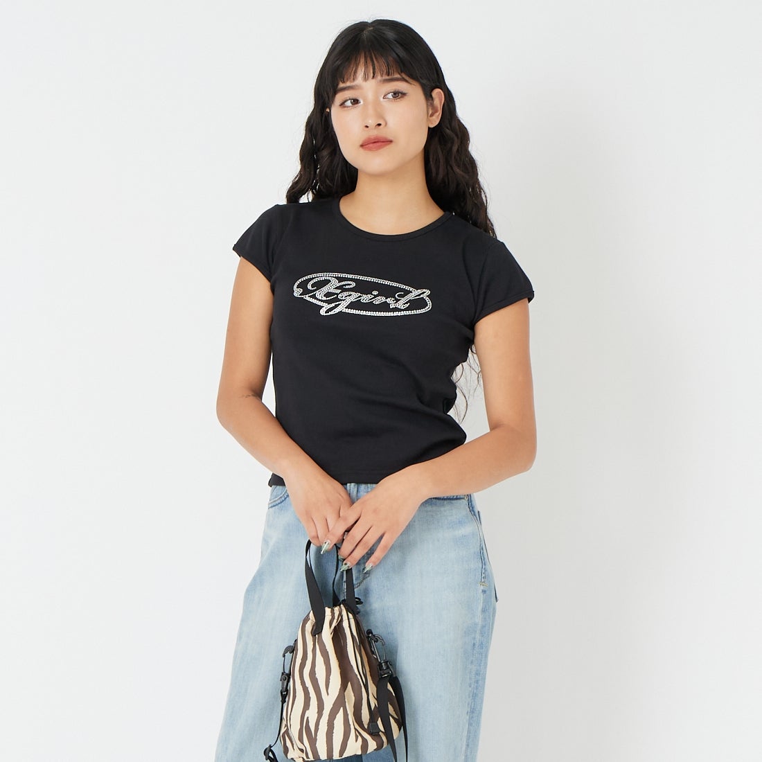 BLACK&&モデル身長：162cm 着用サイズ：M&&