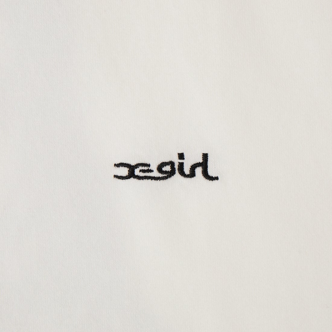 X-girl [エックスガール] フェイスロゴショートTシャツ [105261011007] WHITE