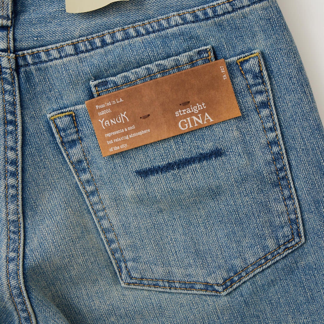 YANUK [ヤヌーク] ストレートデニム GINA [57162032] TVS