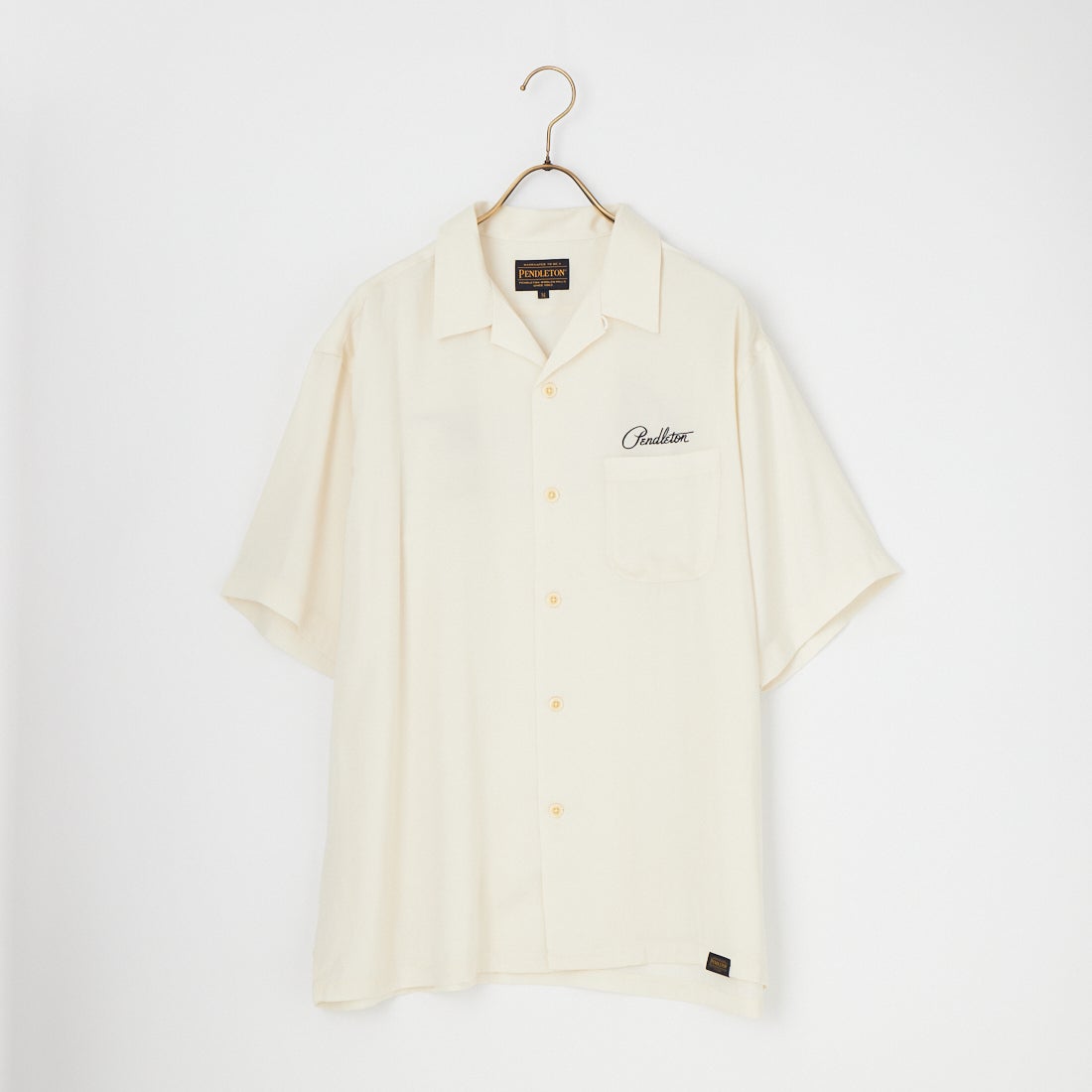 PENDLETON [ペンドルトン] ロゴ刺繍ショートスリーブシャツ [6275-4018] 28 OFF WHT