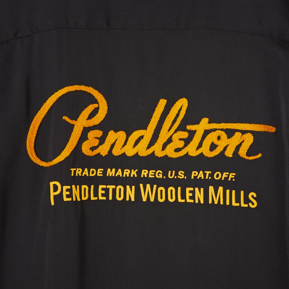 PENDLETON [ペンドルトン] ロゴ刺繍ショートスリーブシャツ [6275-4018] 49 BLACK