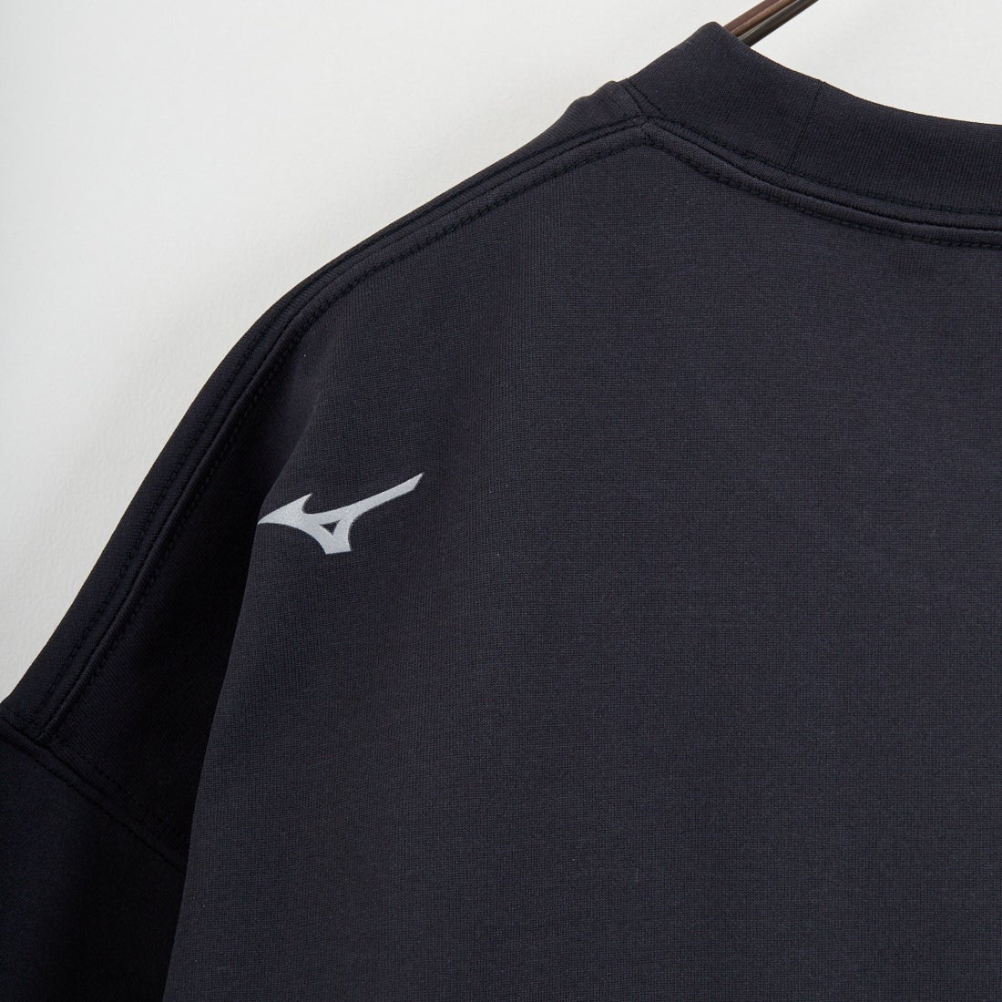 MIZUNO [ミズノ] 別注 ポケット付き ワンポイントロゴ刺繍Tシャツ [D2JADW03-JF] BLACK