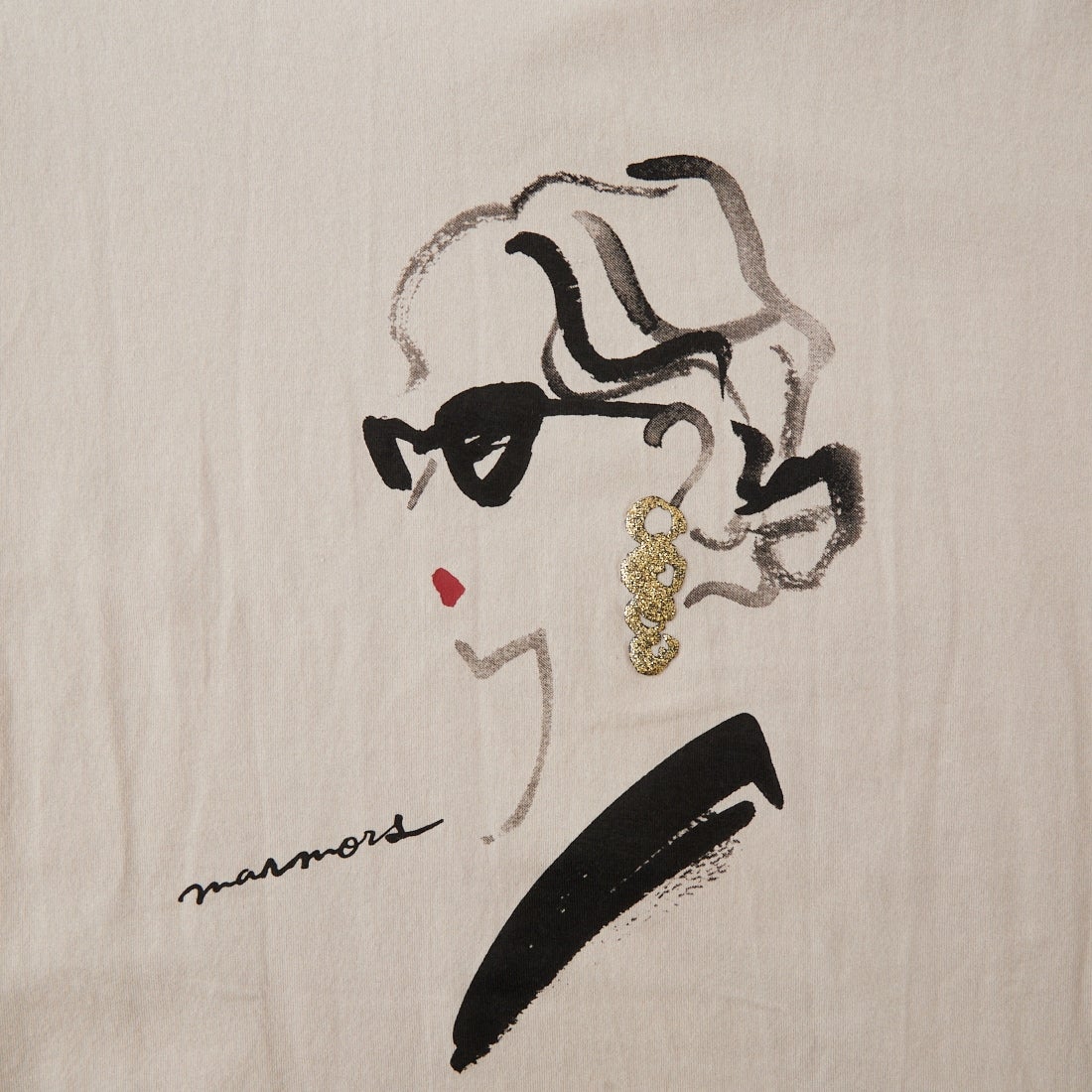 marmors [マルモア] グラフィックTシャツ [0226109025] BEIGE