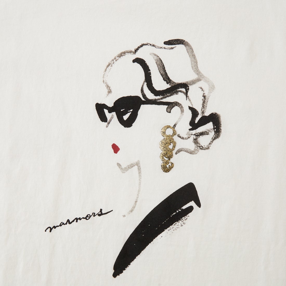 marmors [マルモア] グラフィックTシャツ [0226109025] WHITE