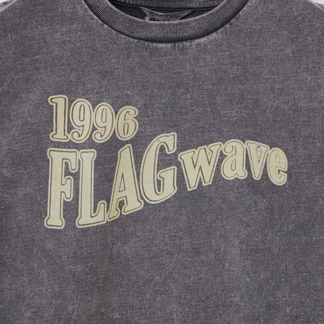 ROTA CANAL [ロタ カナル] FLAG wave Tシャツ [1205-261001] NAVY