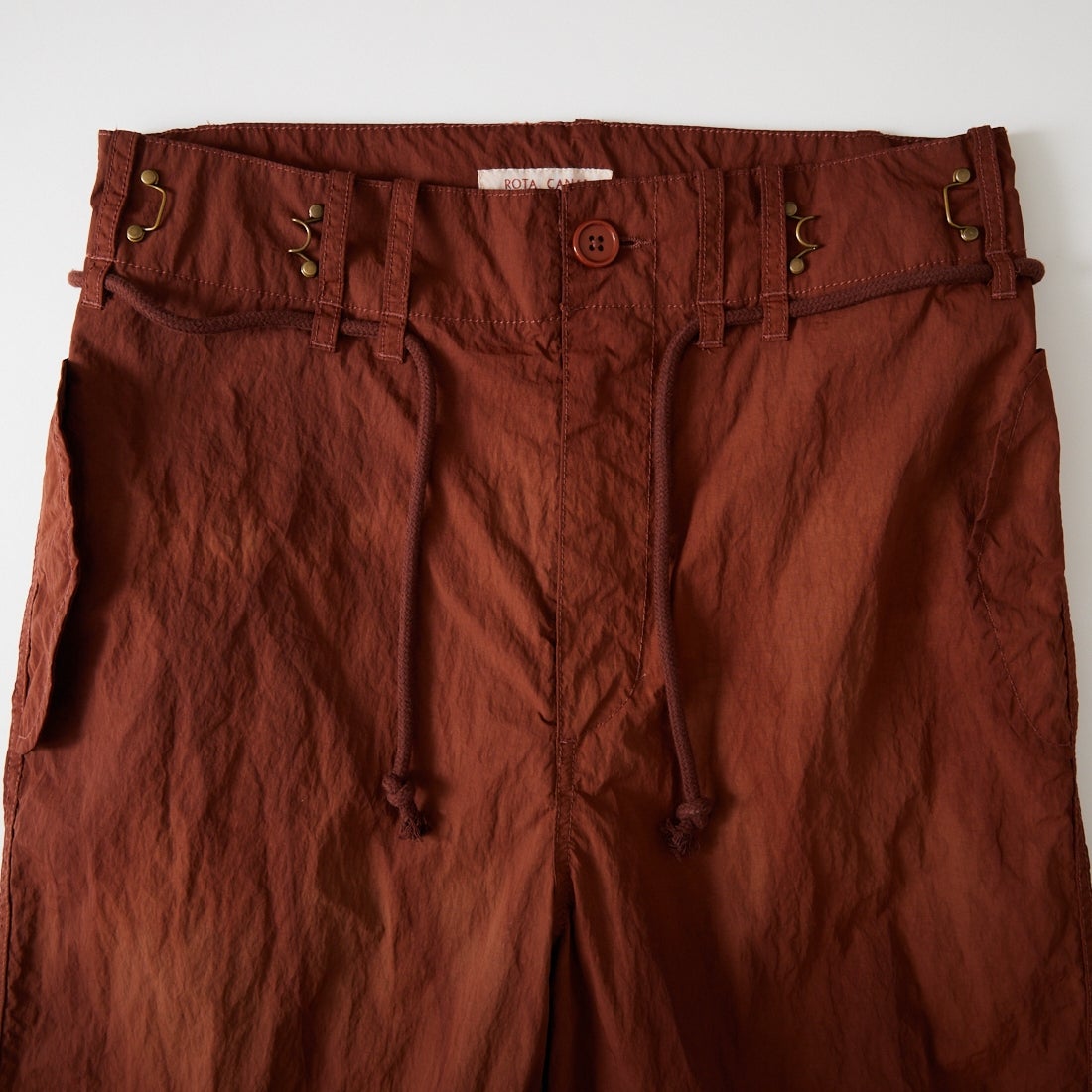 ROTA CANAL [ロタ カナル] ピグメントダイフィールドパンツ [1204-261017] BROWN