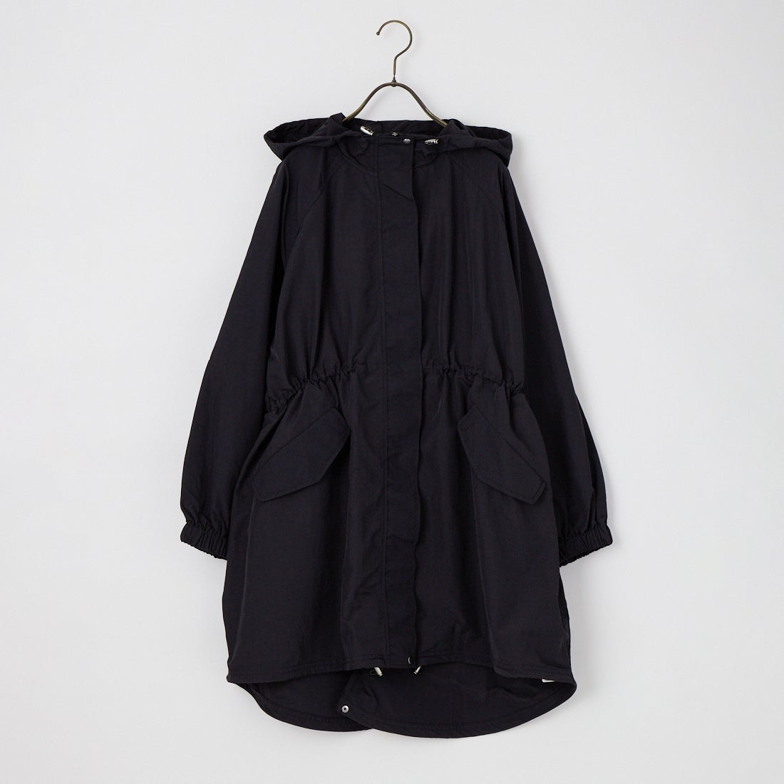 Jeans Factory Clothes [ジーンズファクトリークローズ] ウエストドローナイロンパーカー [21267066] 004 ﾌﾞﾗｯｸ