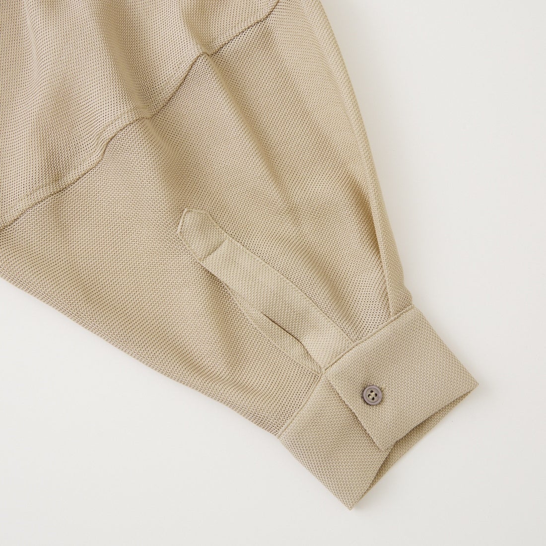 CLOCHE [クロシェ] コクーンメッシュシャツ [61285588] ﾍﾞｰｼﾞｭ