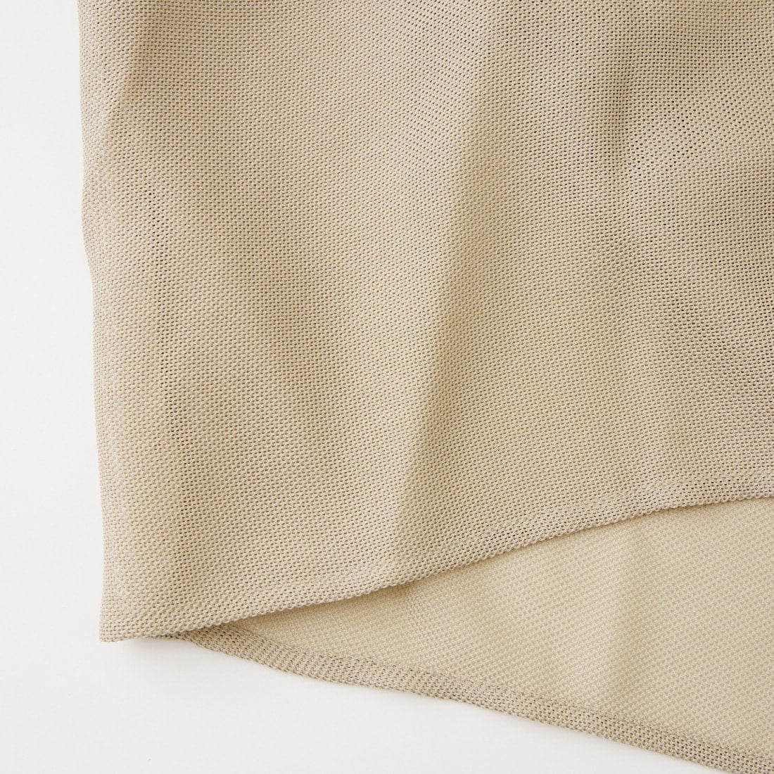 CLOCHE [クロシェ] コクーンメッシュシャツ [61285588] ﾍﾞｰｼﾞｭ