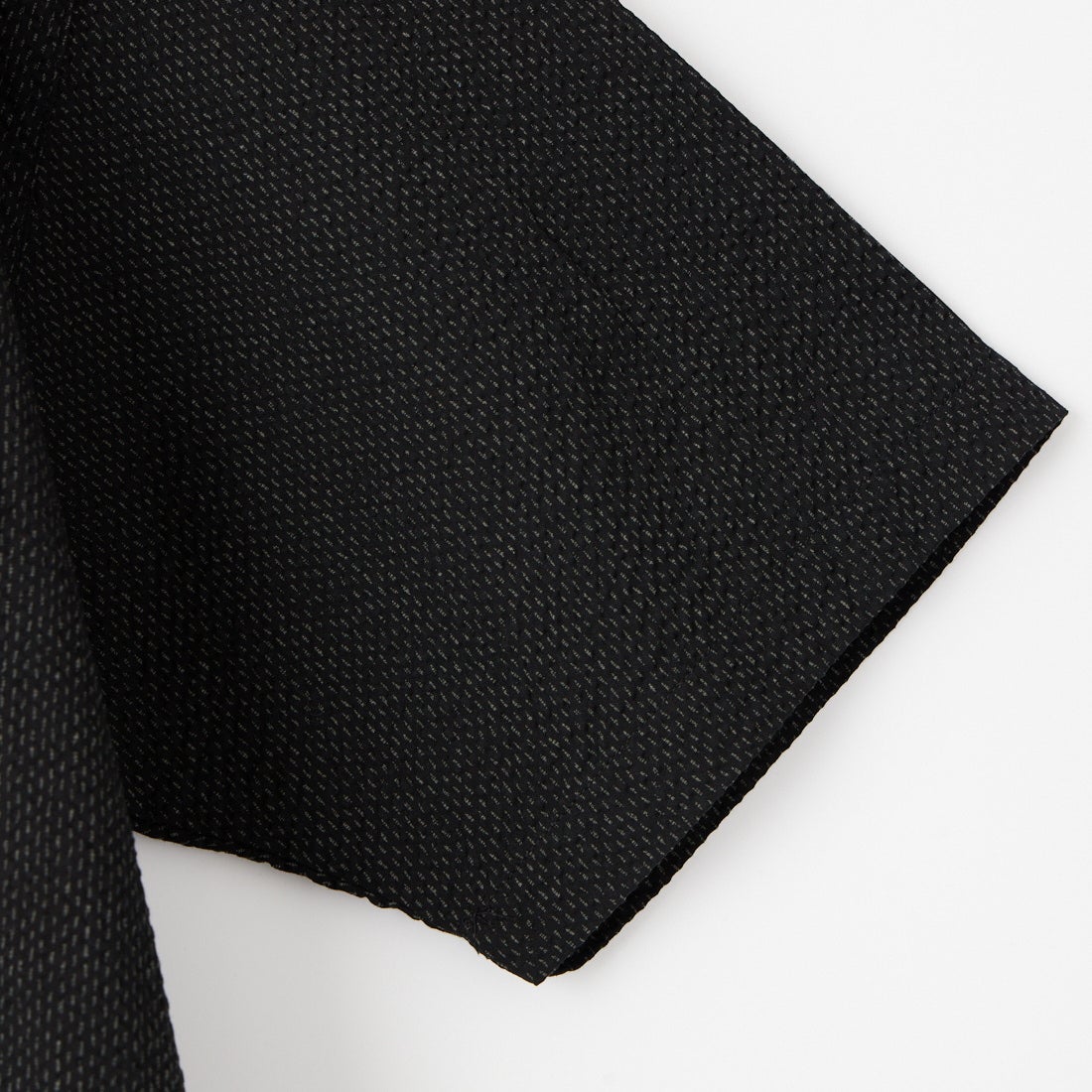 MANUAL ALPHABET [マニュアルアルファベット] ワッフルワイドスピンドル半袖シャツ [MA-S-828] BLACK