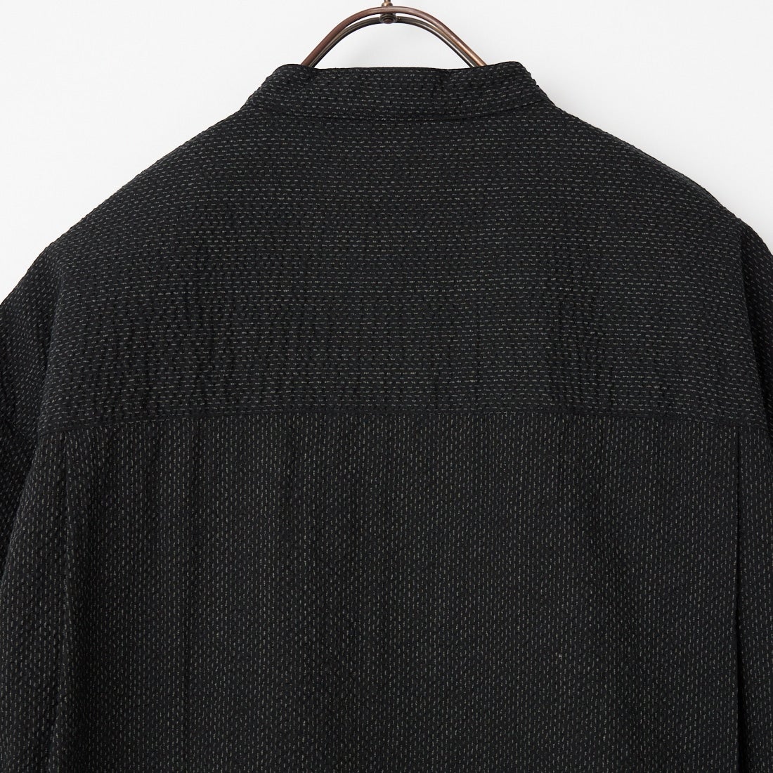 MANUAL ALPHABET [マニュアルアルファベット] ワッフルワイドスピンドル半袖シャツ [MA-S-828] BLACK