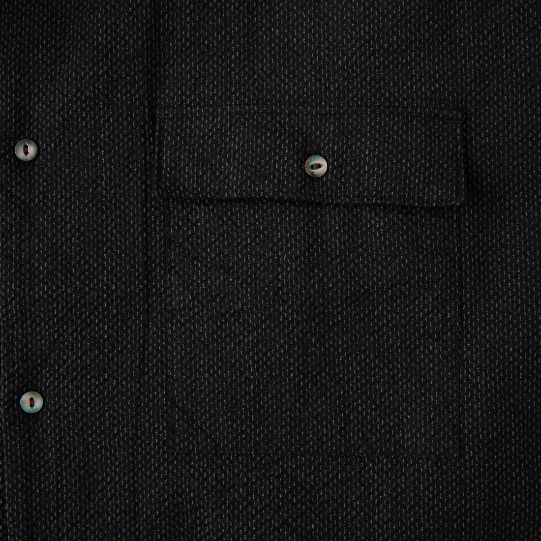 MANUAL ALPHABET [マニュアルアルファベット] ワッフルワイドスピンドル半袖シャツ [MA-S-828] BLACK