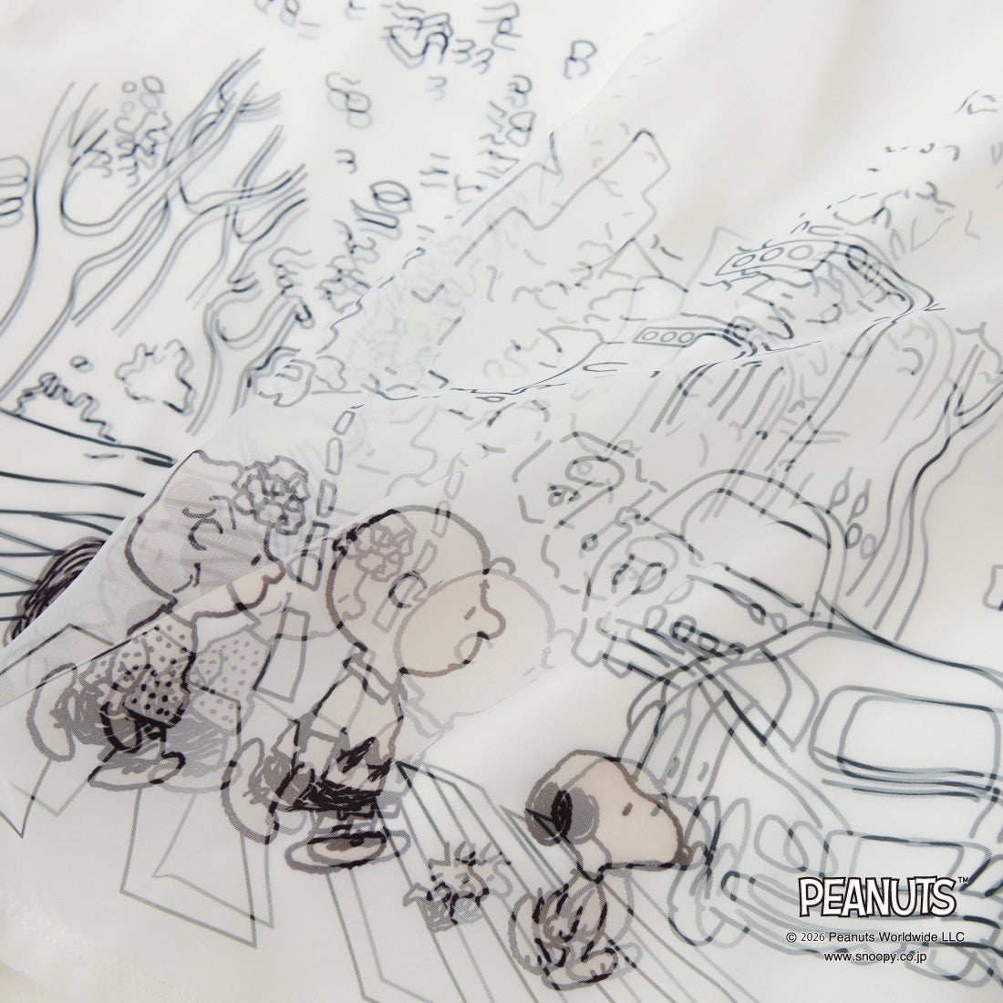 TRIPPY MIKIO ART [トリッピーミキオアート] SNOOPY ABBEY ROAD Tシャツ [TR-098] WHITE