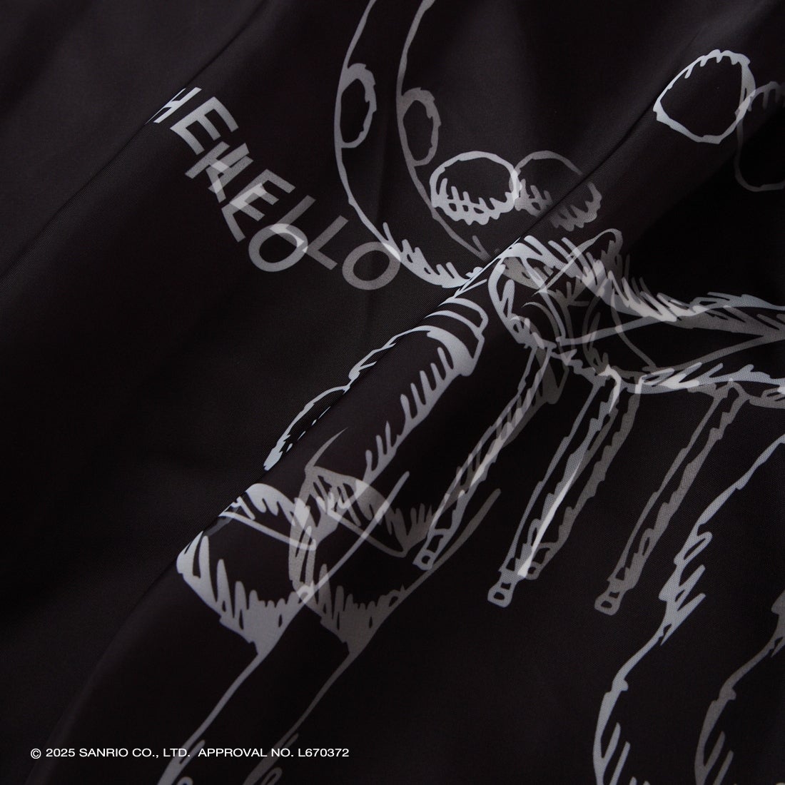 TRIPPY MIKIO ART [トリッピーミキオアート] KITTY SKETCH Tシャツ [TR-095] BLACK