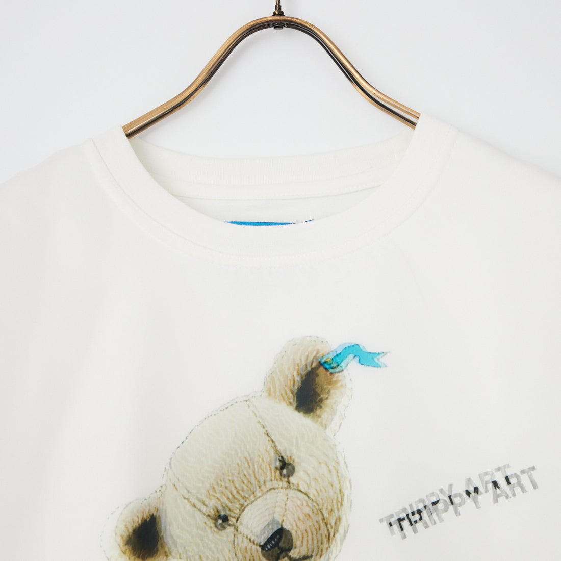 TRIPPY MIKIO ART [トリッピーミキオアート] TEDDY BEAR Tシャツ [TR-093] WHITE