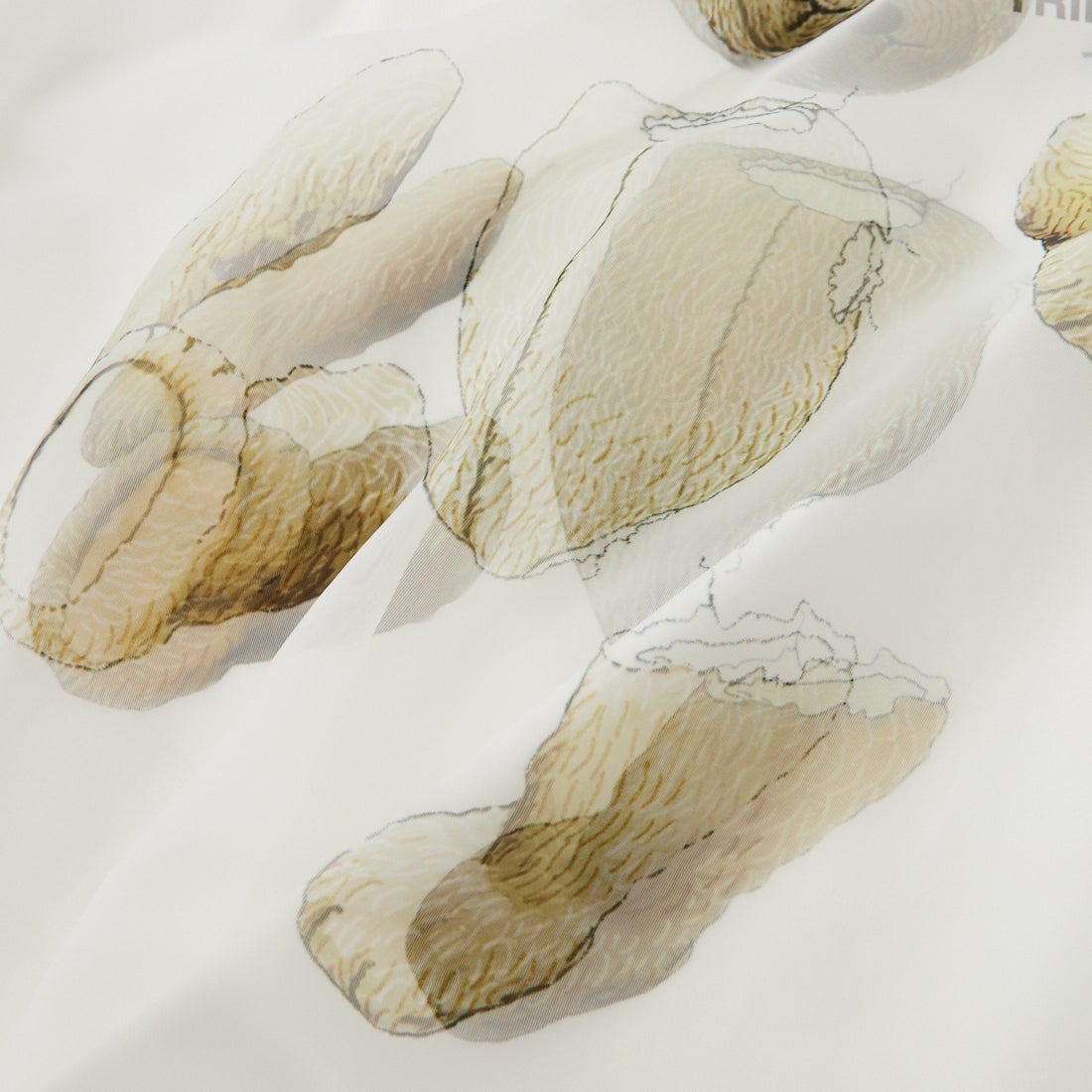 TRIPPY MIKIO ART [トリッピーミキオアート] TEDDY BEAR Tシャツ [TR-093] WHITE