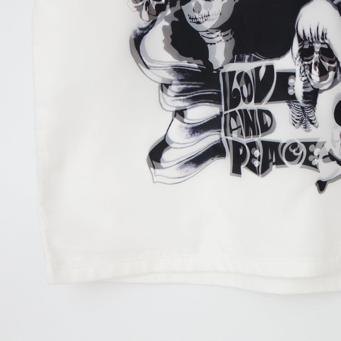 TRIPPY MIKIO ART [トリッピーミキオアート] コラボレーションTシャツ ROCK STARS [TRMM-003] WHITE