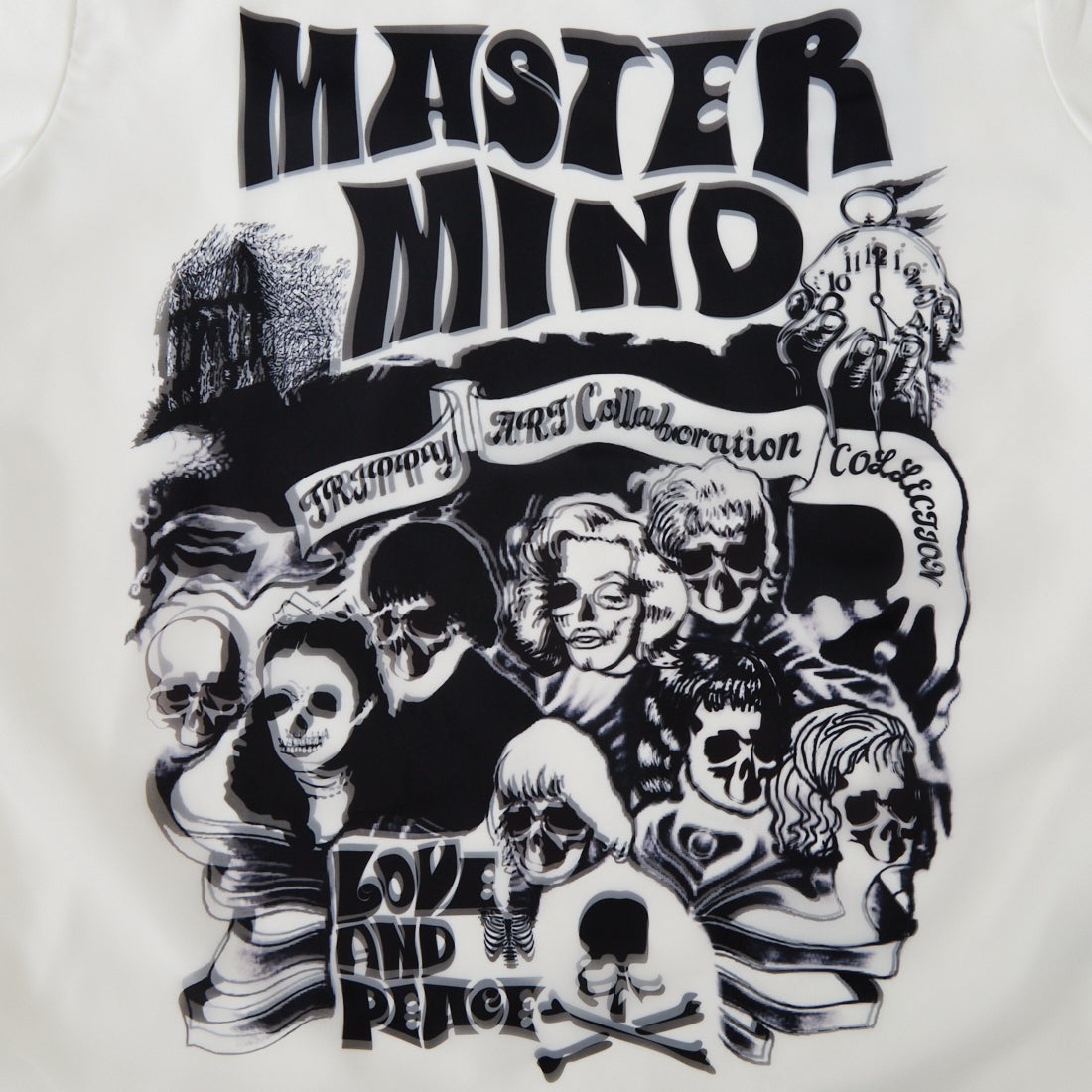 TRIPPY MIKIO ART [トリッピーミキオアート] コラボレーションTシャツ ROCK STARS [TRMM-003] WHITE