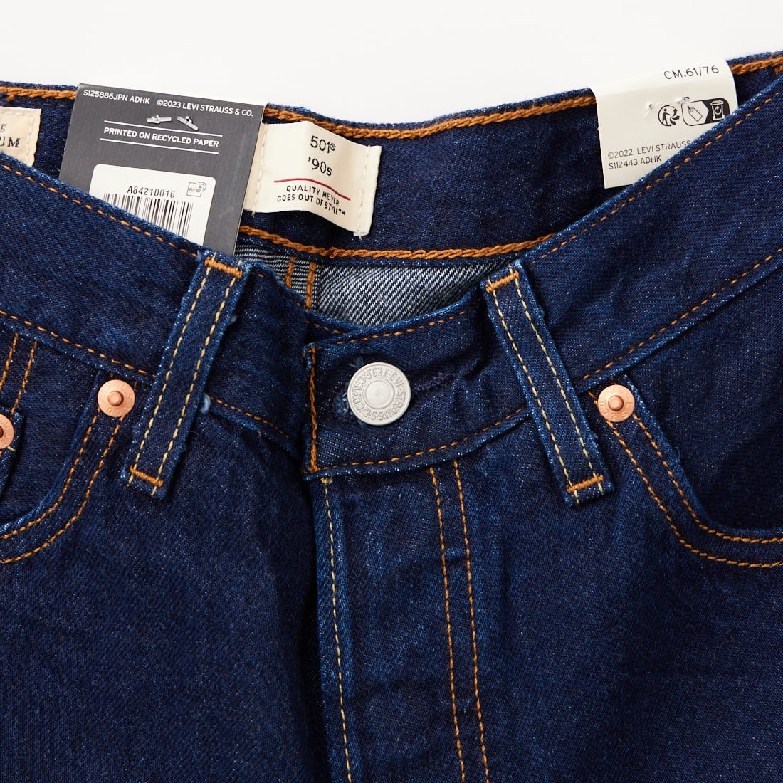 LEVI'S [リーバイス] 501 90S ライトウェイトデニム [A8421-00] 16 DEEP RI
