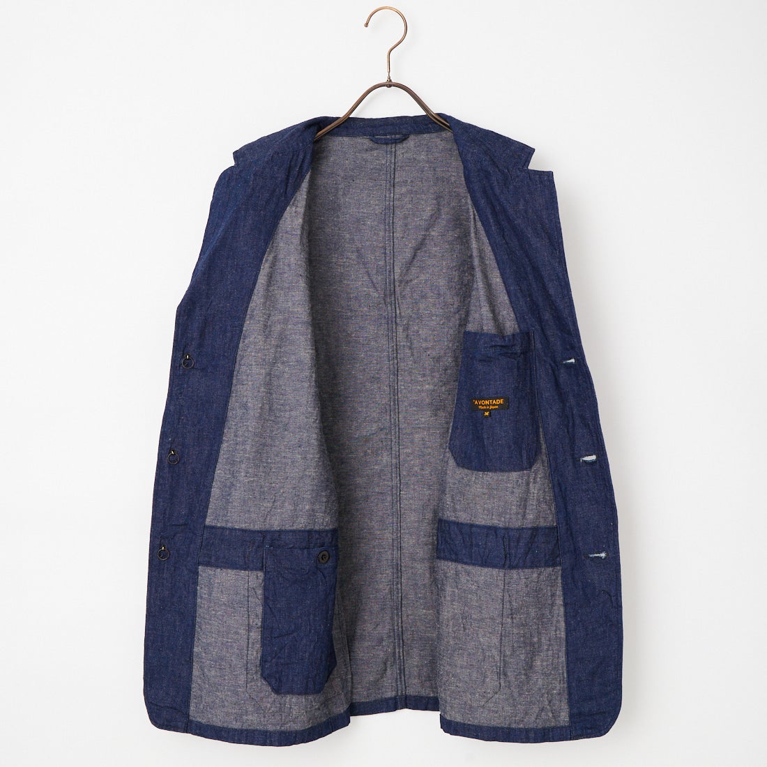 A VONTADE [アボンタージ] ブリティッシュ3ボタンジャケット [VTD-0577-JK] 1 INDIGO