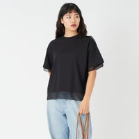 801 ﾌﾞﾗｯｸ&&モデル身長：162cm 着用サイズ：F&&