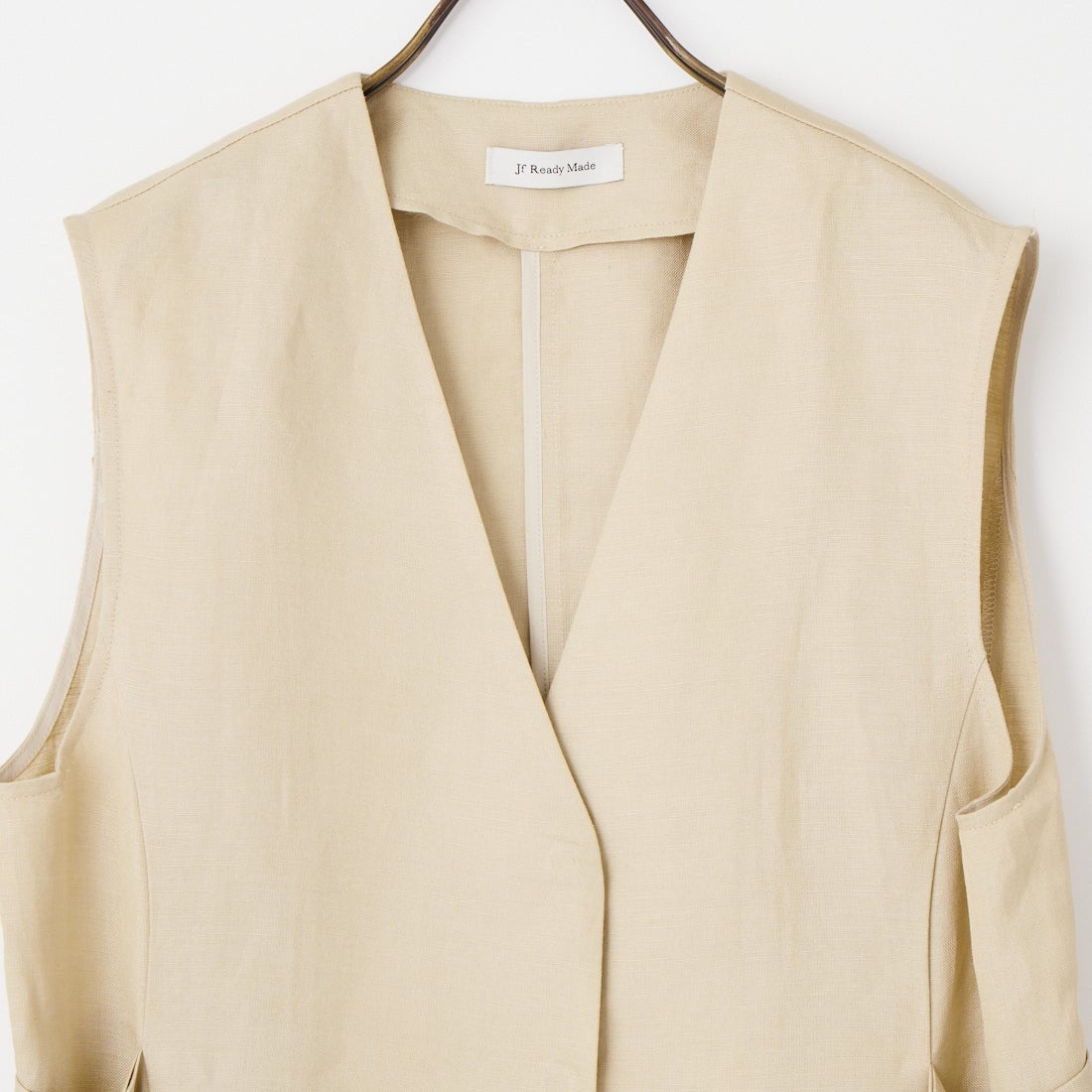 Jf Ready Made [ジェイエフレディメイド] リネンレーヨンジレ [786046] 61 ﾍﾞｰｼﾞｭ