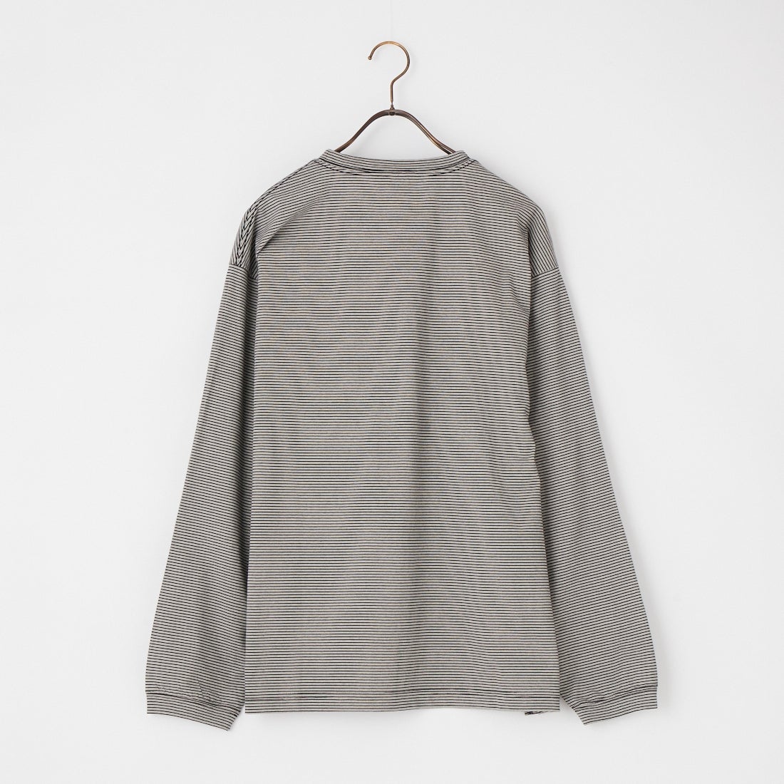 STILL BY HAND [スティルバイハンド] ボーダーロングスリーブカットソー [CS04261] GREY/BLACK