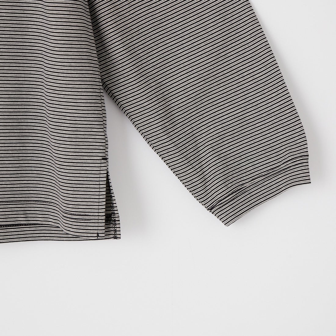 STILL BY HAND [スティルバイハンド] ボーダーロングスリーブカットソー [CS04261] GREY/BLACK