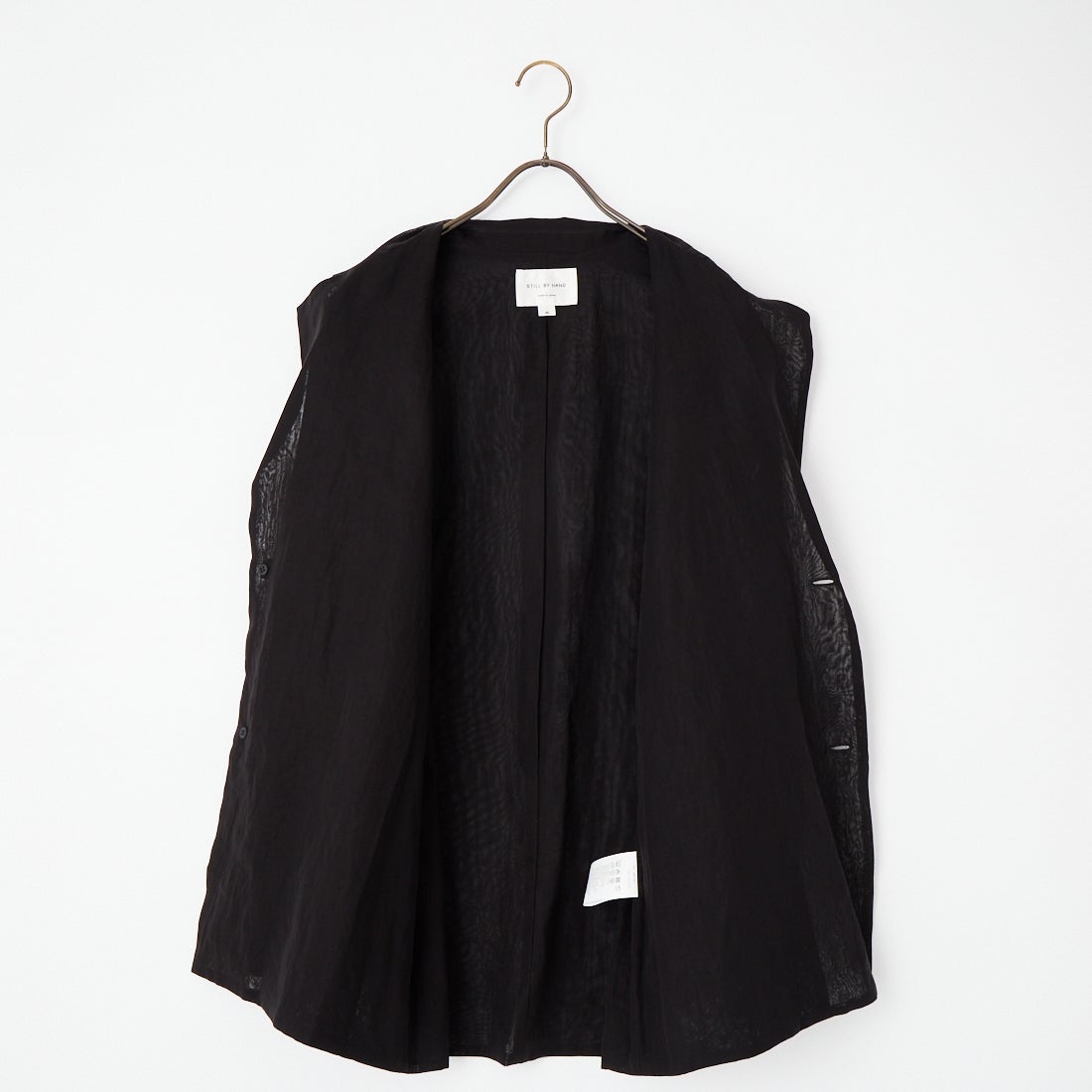 STILL BY HAND [スティルバイハンド] エアリー2Bジャケット [JK01261] BLACK