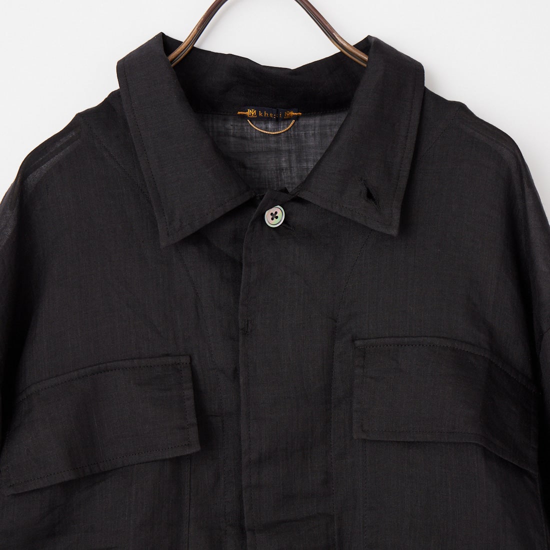 KHA:KI [カーキ] ラミー B.D.U.シャツジャケット [MIL26HJK3249] BLACK