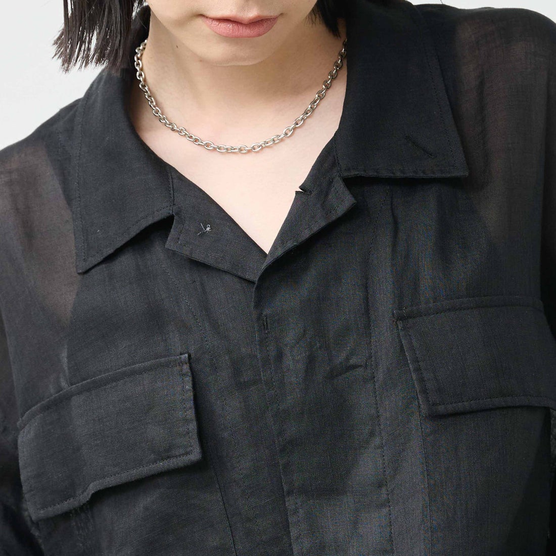 KHA:KI [カーキ] ラミー B.D.U.シャツジャケット [MIL26HJK3249] BLACK