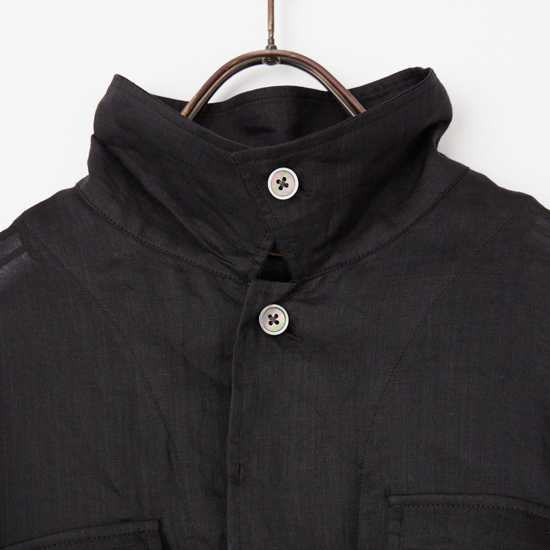 KHA:KI [カーキ] ラミー B.D.U.シャツジャケット [MIL26HJK3249] BLACK