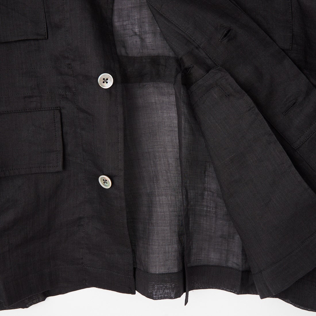 KHA:KI [カーキ] ラミー B.D.U.シャツジャケット [MIL26HJK3249] BLACK