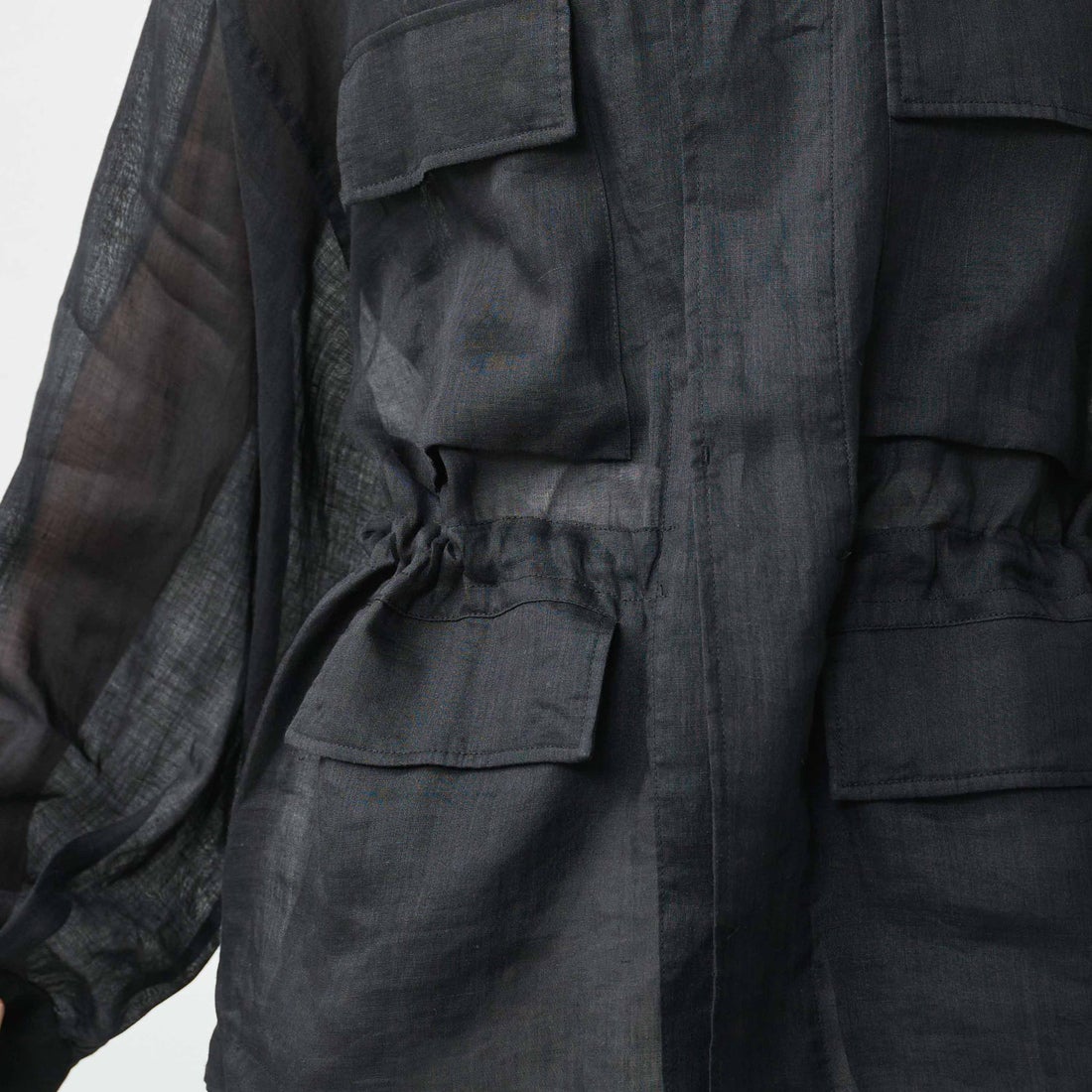 KHA:KI [カーキ] ラミー B.D.U.シャツジャケット [MIL26HJK3249] BLACK
