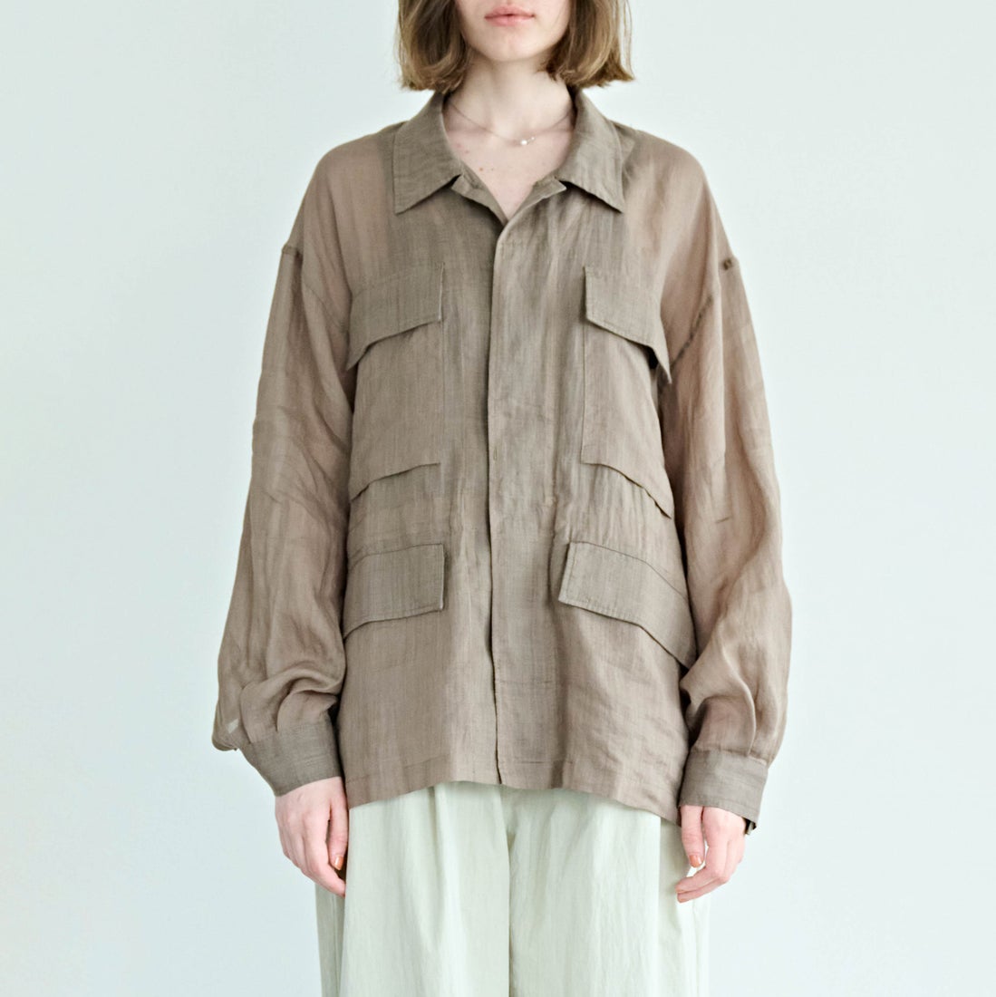 KHA:KI [カーキ] ラミー B.D.U.シャツジャケット [MIL26HJK3249] OLIVE