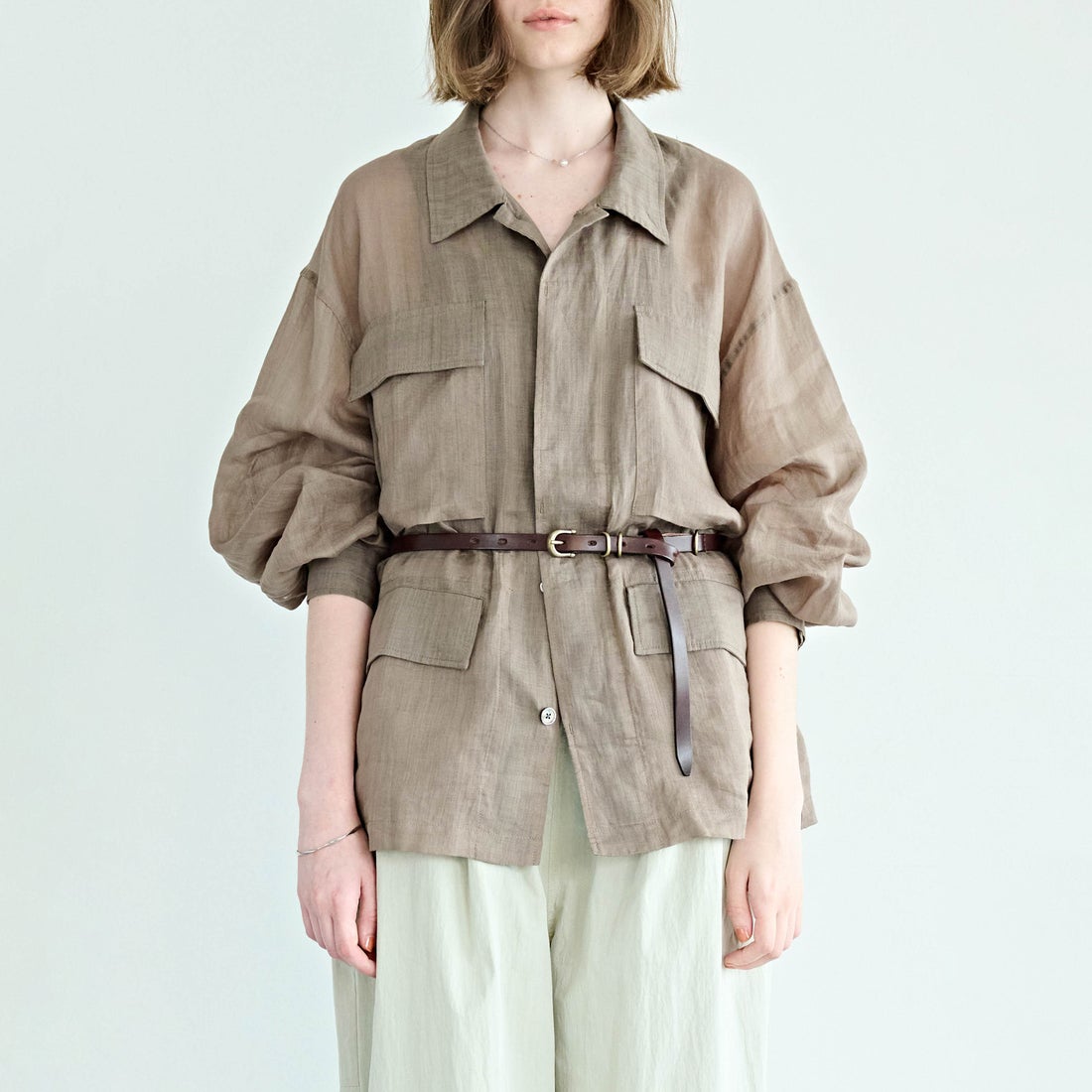 KHA:KI [カーキ] ラミー B.D.U.シャツジャケット [MIL26HJK3249] OLIVE