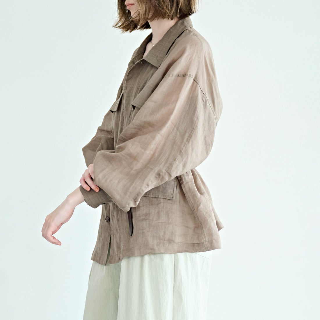 KHA:KI [カーキ] ラミー B.D.U.シャツジャケット [MIL26HJK3249] OLIVE