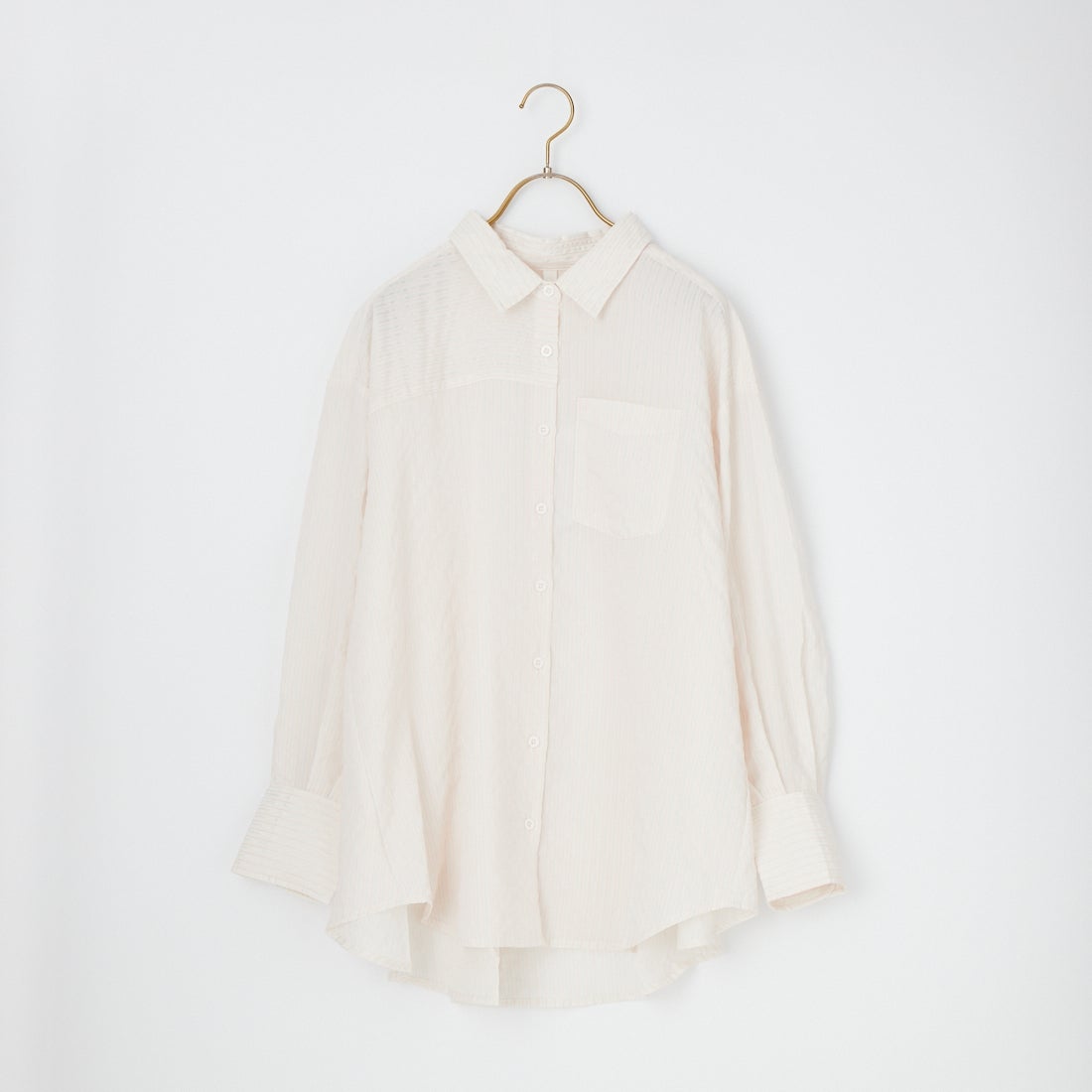 Kelen [ケレン] シアーストライプシャツ TESSA [LKL26HBL2287] OFFWHITE