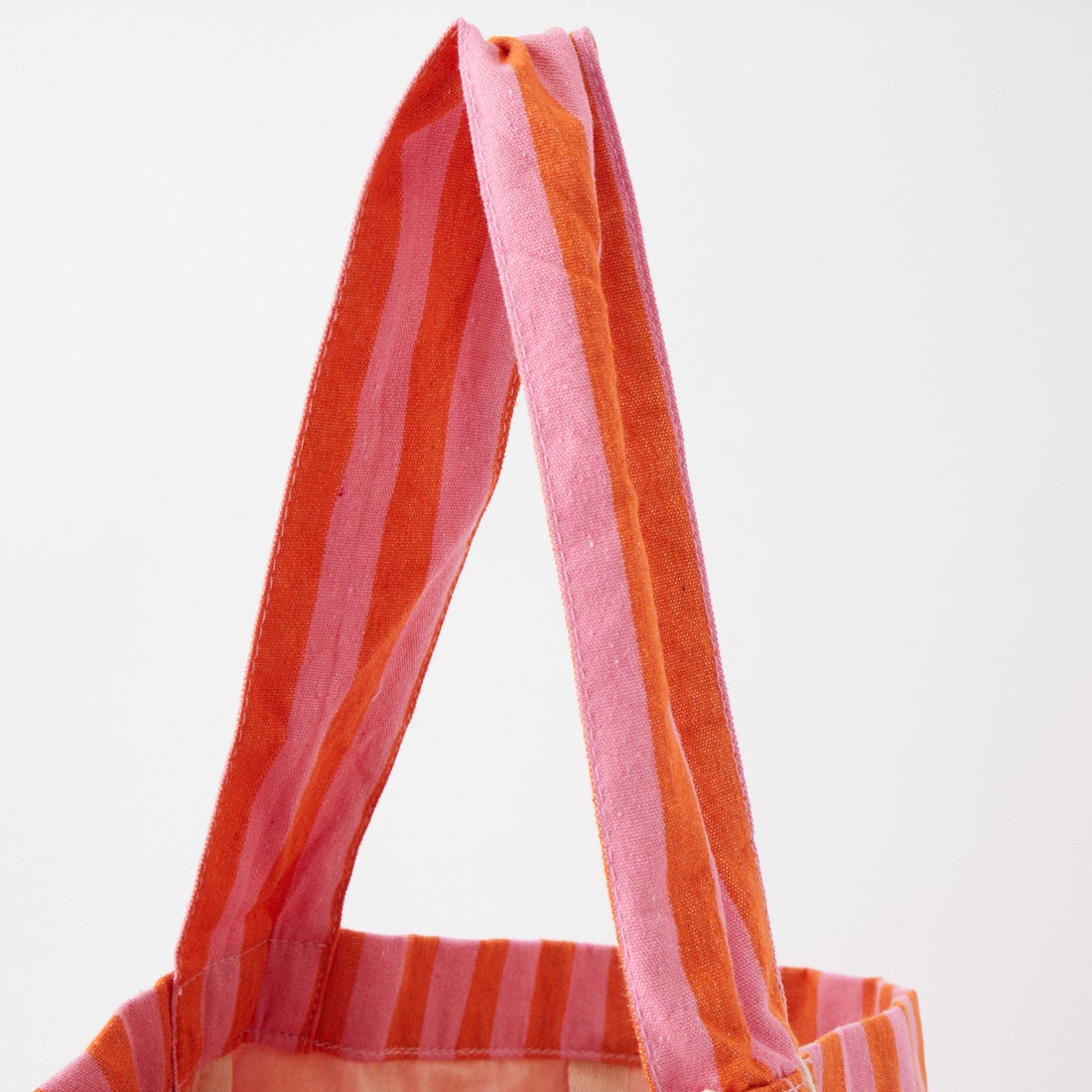 beej [ビージ] ストライプファブリックワンショルダーバッグ [26SS-PWMI-IT-018] ORANGE