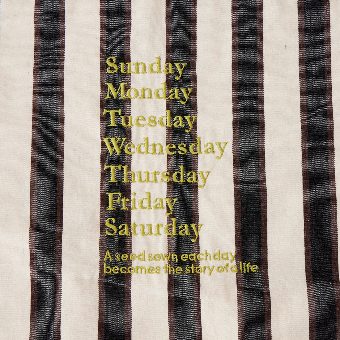 beej [ビージ] ストライプファブリックワンショルダーバッグ [26SS-PWMI-IT-018] BLACK