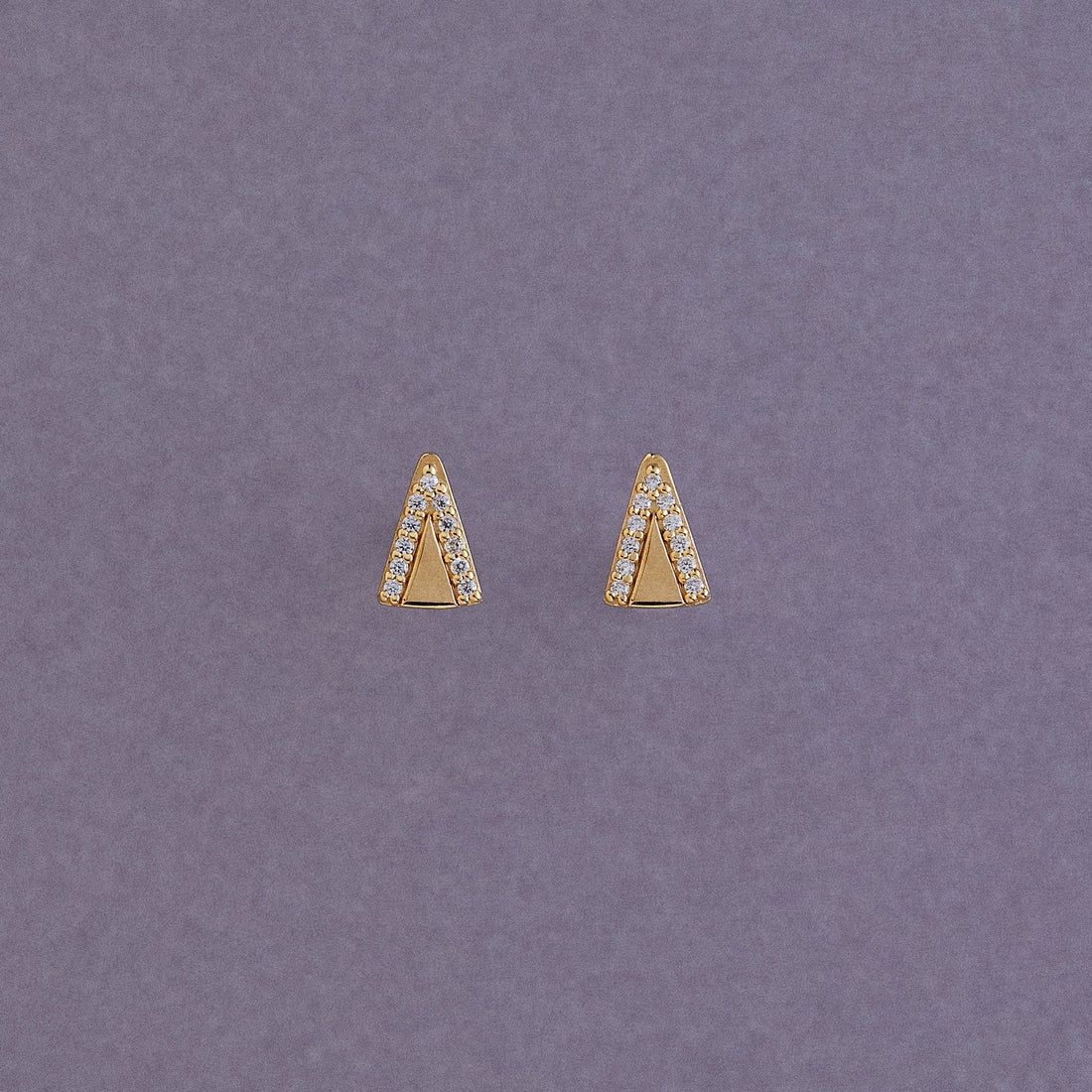 Baqless [バックレス] オネスティ スライスゴールドピアス [261CZ-SLC-YG] GOLD