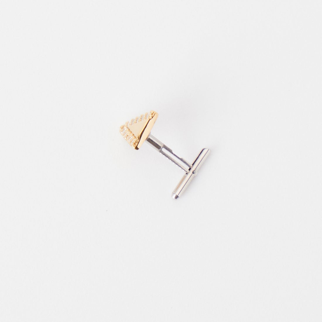Baqless [バックレス] オネスティ スライスゴールドピアス [261CZ-SLC-YG] GOLD